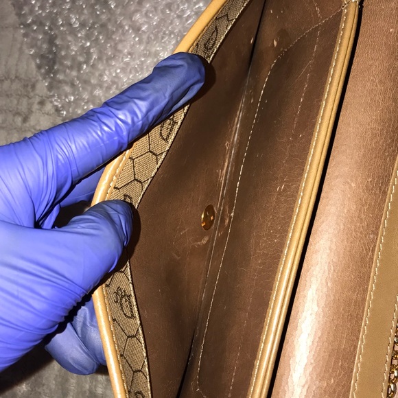 Christian Dior Flap Shoulder Bag/Clutch Bag authentic - VINTAGE - Picture 12 of 16